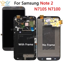 Протестированный рабочий AMOLED ЖК-дисплей для samsung Galaxy Note 2 Note2 N7100 N7105 T889 i317 i605 L900 экран дигитайзер сборка