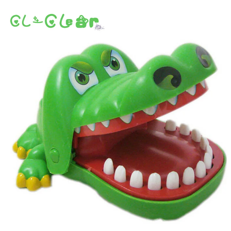 

New 1pcs Large Crocodile Mouth Dentist Bite Finger Game Funny Toy Gift,can for Bar Games Toys