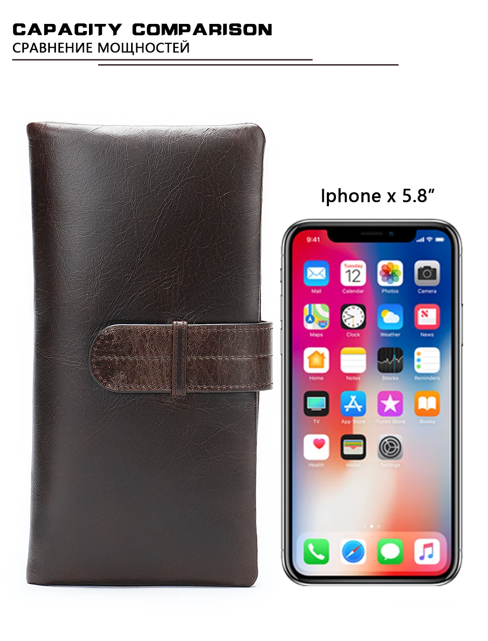 27 Wallet Men Leather Man Wallets Purse for Card Holder Men 's Wallet Clutch with Coin Pocket Slim Long Male Money Bag