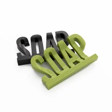 1 шт. буквенно-формованное мыло Блюдо Ванная комната герметичные для мыла коробка для дома ванная комната пластиковая мыльница мыло сушка на подносе посуда