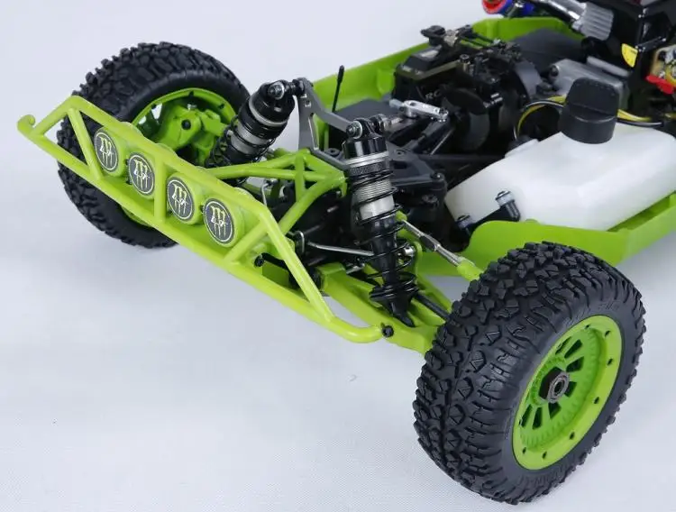 Новый полностью нилон версия красный/зеленый цвет 1/5 RC газ внедорожник 4x4 36cc