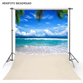 

MEHOFOTO Summer Beach Photography Backdrops Children Photo Background Custom for Photo Studio F-1307-QZ
