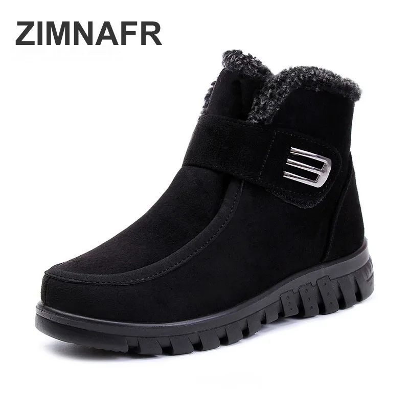 

women boots 2018 new winter snow boots women ankle antumn boots antislip warm women winter casual shoes plus size women boots