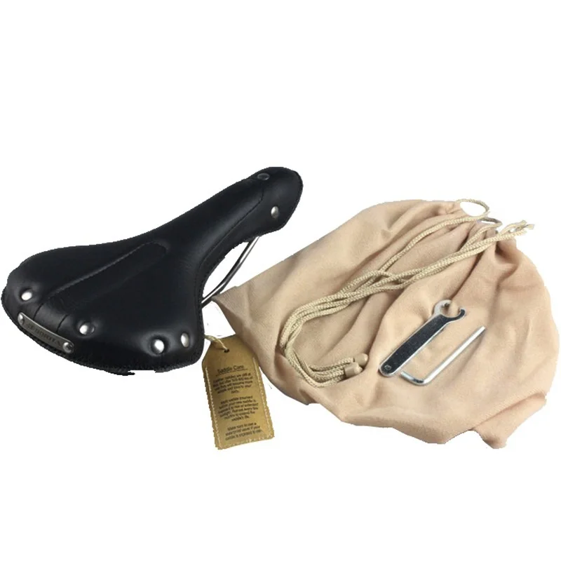 Retro-Vintage-Bicycle-Saddle-PU-Leather-Seat-Saddle-Old-Style-Bike-Saddle-Genuine-Leather-Saddle-Cycling