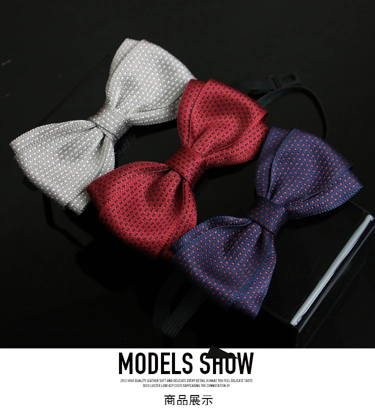 Новая мода Мужская полиэстер галстук-бабочка простые бизнес брак галстук-бабочка для мужчин 3 цвета
