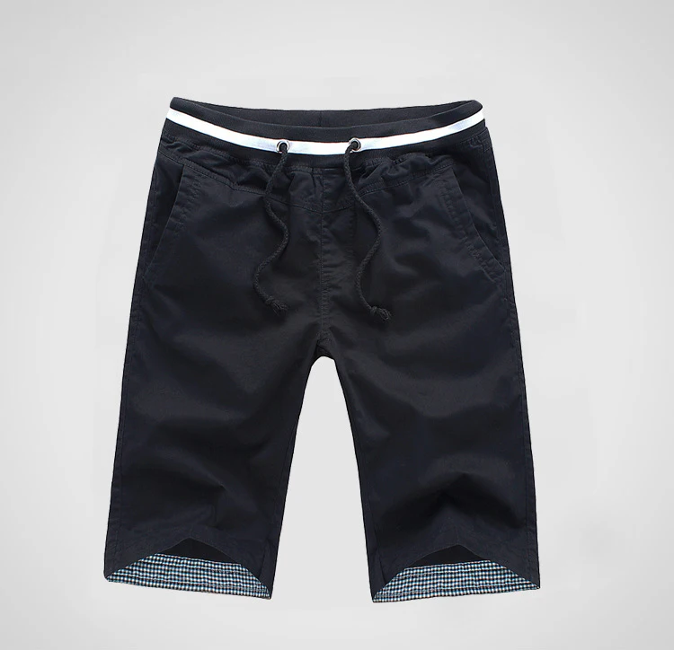 2019 короткие Homme Ete для мужчин летние шорты пляжные Slim Fit Мужской шнурок карман эластичные джоггеры короткие мотобрюки 4XL