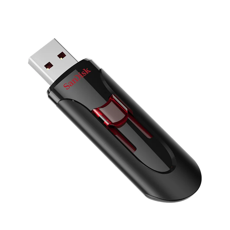 SanDisk CZ600 USB Flash USB 3,0 флеш-накопитель 16 ГБ 32 ГБ 64 ГБ 128 ГБ USB флеш-накопитель Флешка u-диск память для ПК - Цвет: Черный