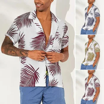 

Are you sure not to buy it Men's Summer Button Hawaii shirt Print Beach Pocket Short Sleeve Quick Dry Top Blouses M-3XL 2020