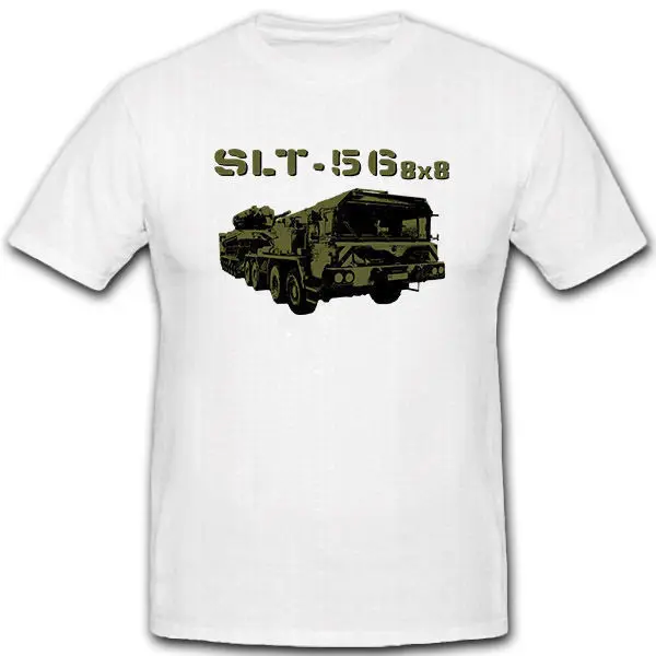 SLT 56 8x8 mit Gepard Bundeswehr Fahrzeug Panzer schwertransport-T Shirt #6673