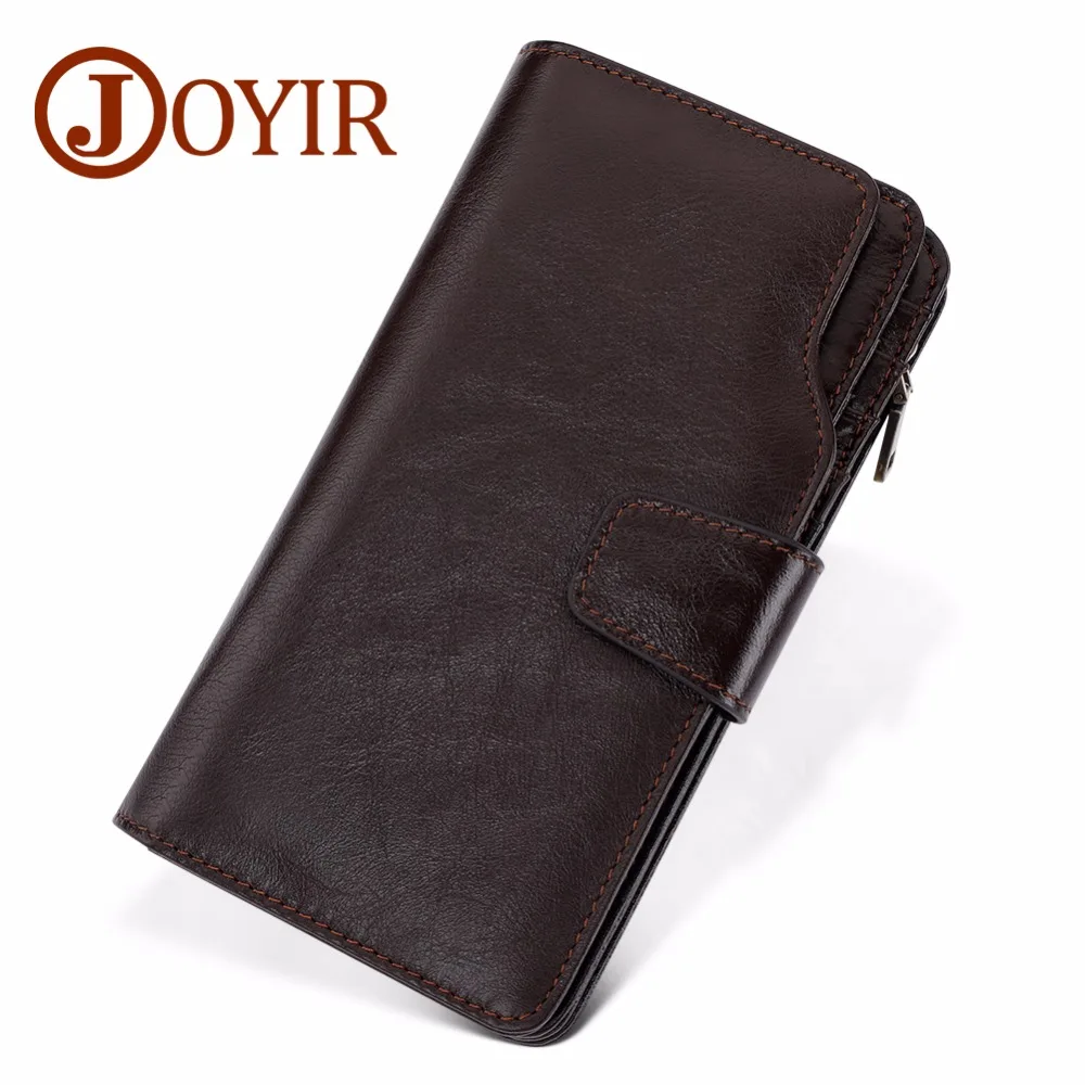 

Men Wallets Luxury Wallet Genuine Leather Wallets Long Purse Card Holder Clutch Bags Long Purse Vintage Walets Phone Wallet