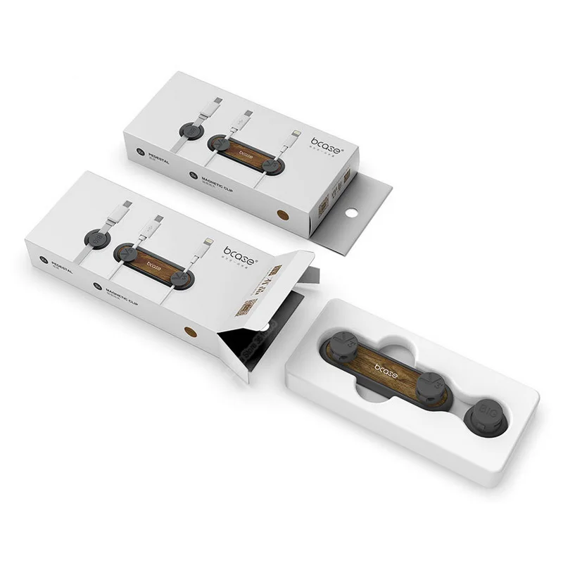 Xiaomi-Mijia-Bcase-TUP2-Magnetic-Absorption-Cable-Clip-Holder-Compatibility-Practical-Magnetic-Base-Wood-Texture-for