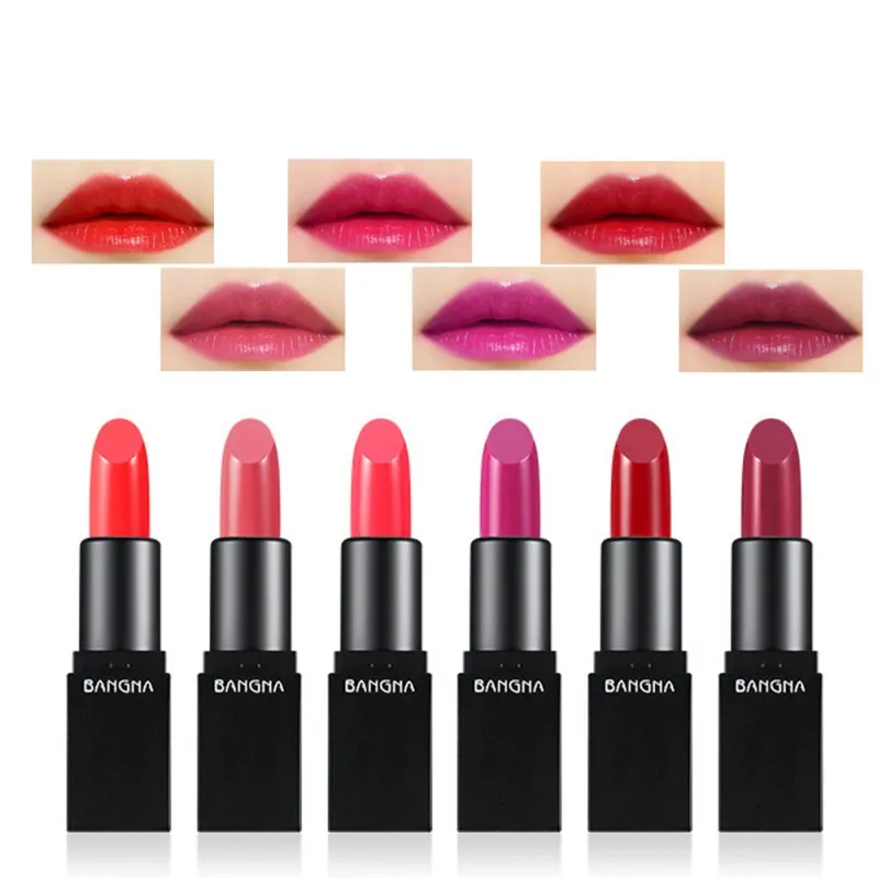 Hot Sell Lipstick Sample Long lasting Color Moisturizing Lip Balm 6
