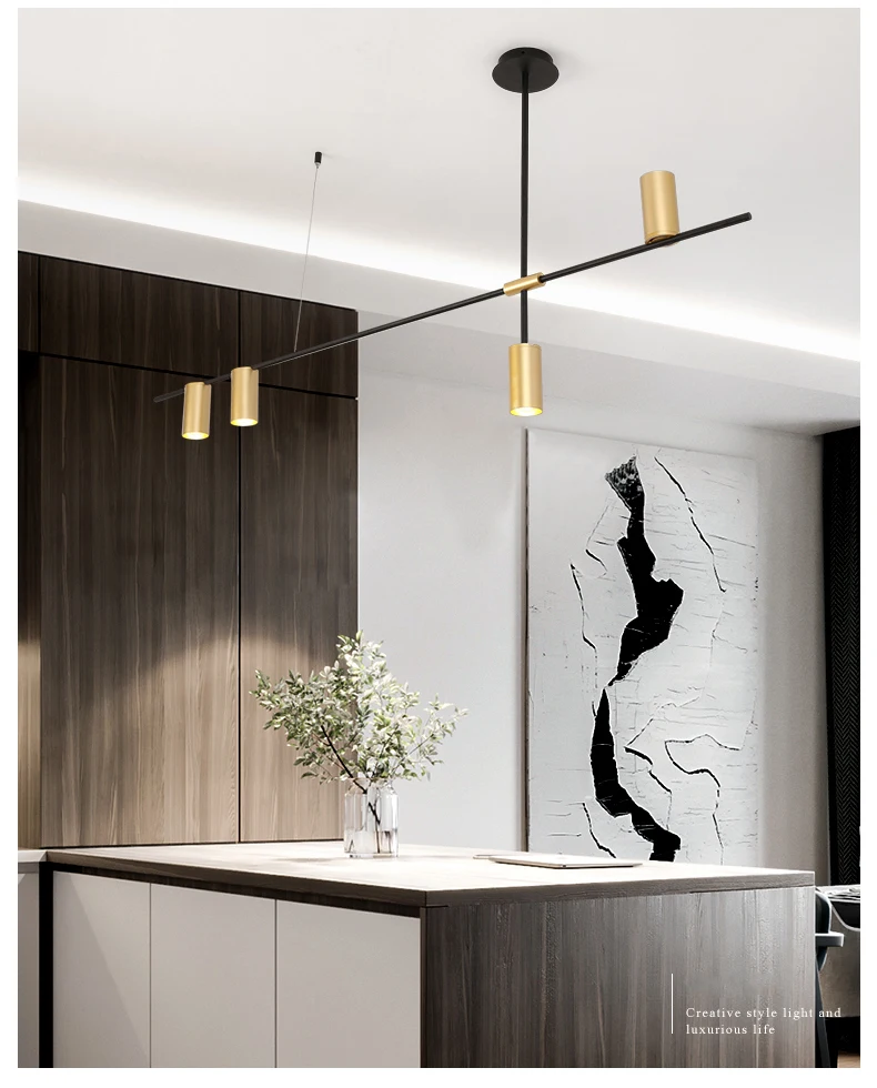 Modern Nordic Led Chandelier Lighting Living Room Kitchen Lustre Art Deco Chandeliers7