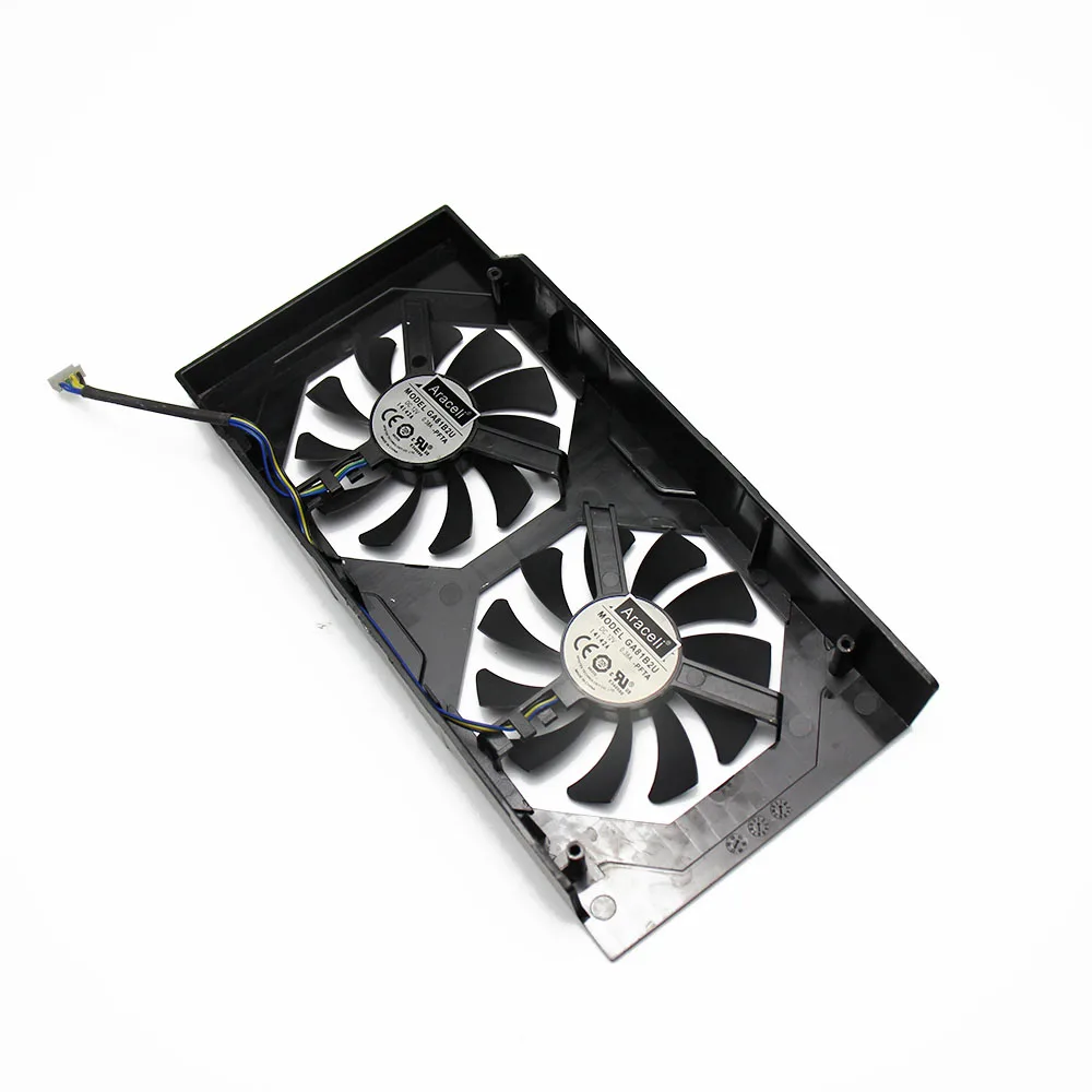Genuine For HIS 7850 R7 260X R9 270 iPower IceQ X2 APISTEK DC12V 0.38A 4Pin 2*4Wire GPU Cooling Fan GA81B2U PFTA