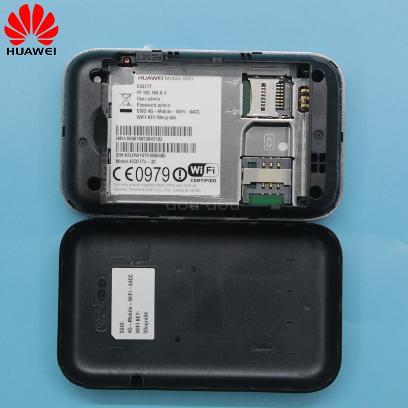 Разблокированный Huawei мобильный WiFi E5377 E5377Ts 32 4G 150 Мбит/с батареей 3560 мАч с антенной