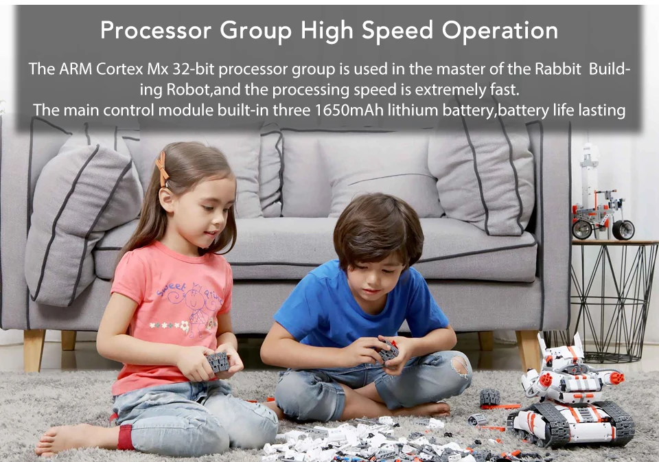 Xiaomi MITU Robot Builder DIY Building Blocks Robot Building and Coding Kit Bluetooth 4.0 Programmable Smart Track Robot Kit APP (5)