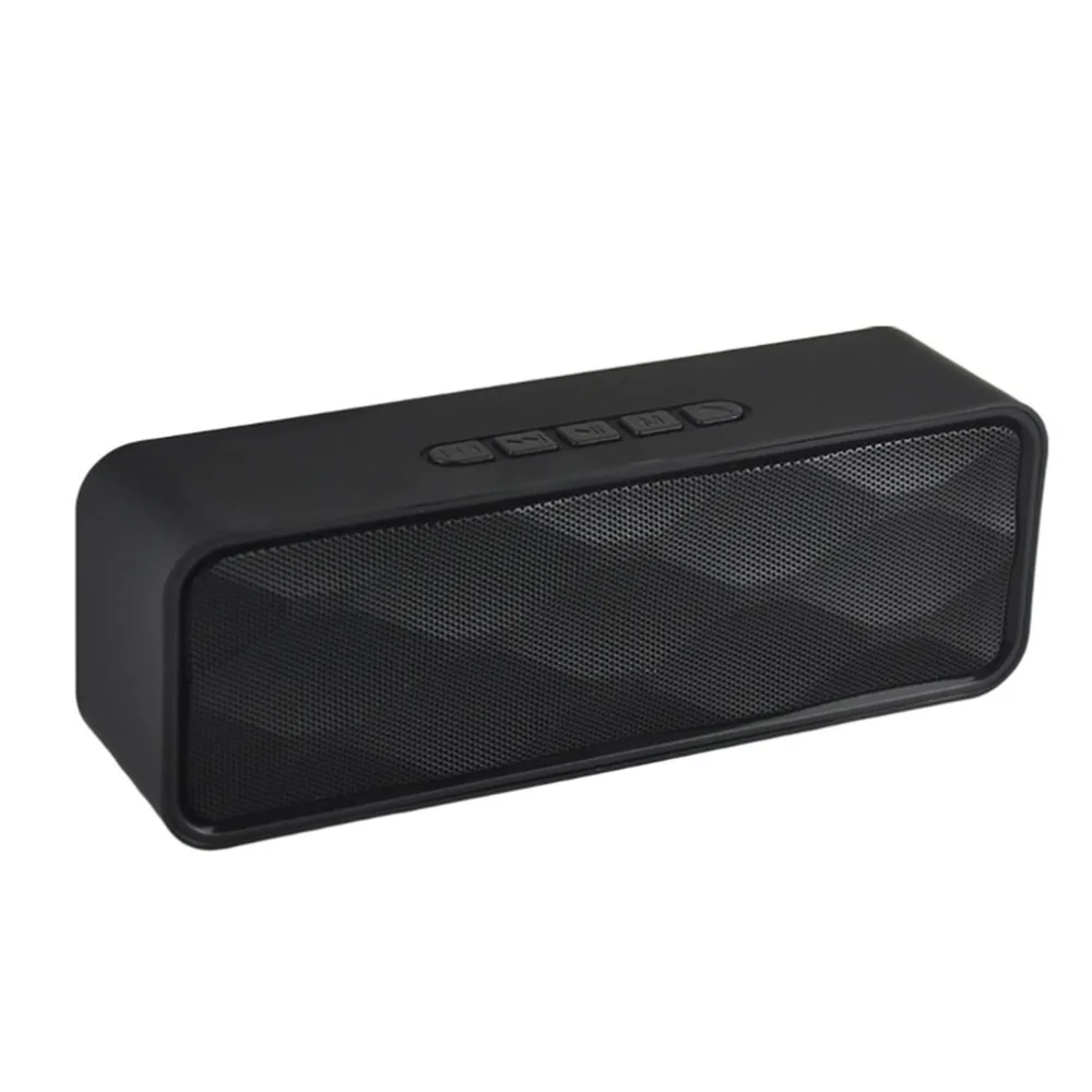 Bluetooth динамик портативный Колонка Бас Сабвуфер поддержка fm радио AUX USB TF карта для