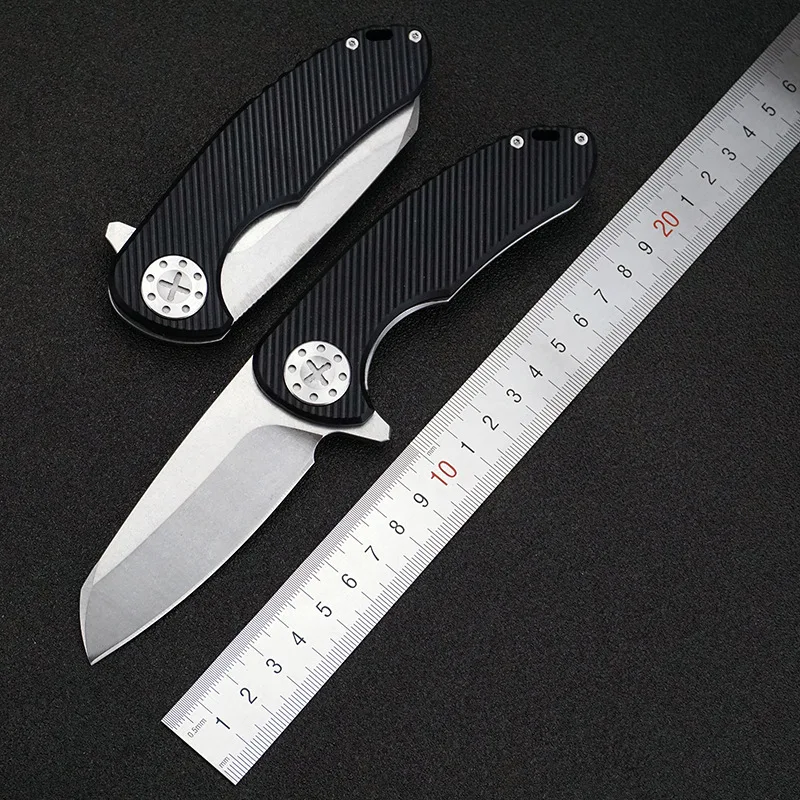 

58-59HRC F3 Folding Knife 9cr14mov Blade G10 Handle Outdoor Camping Hunting Survival Tactical Knives Utility EDC Pocket Tools