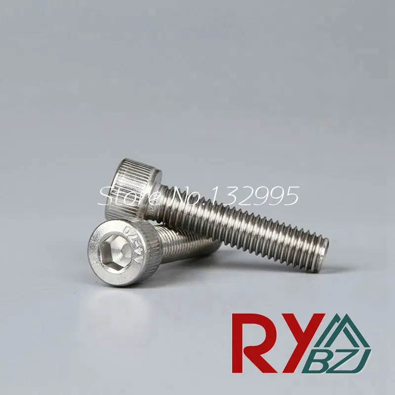2 #-56 4 #-40 6 #-32 8 10 #-24 1/4-20 * L Нержавеющая сталь A2 винт с шестигранной головкой ANSI/ASME B18.3