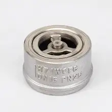 DN15 1/" 304 нержавеющая сталь вафельный обратный клапан невозвратный односторонний клапан