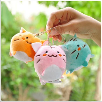 

1Pc Strap Pendant Plush Cute Squishy Tiger Cat Cartoon Kawaii Gift Present Charms Bag Accessories