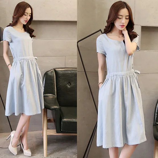 loose knee length dresses