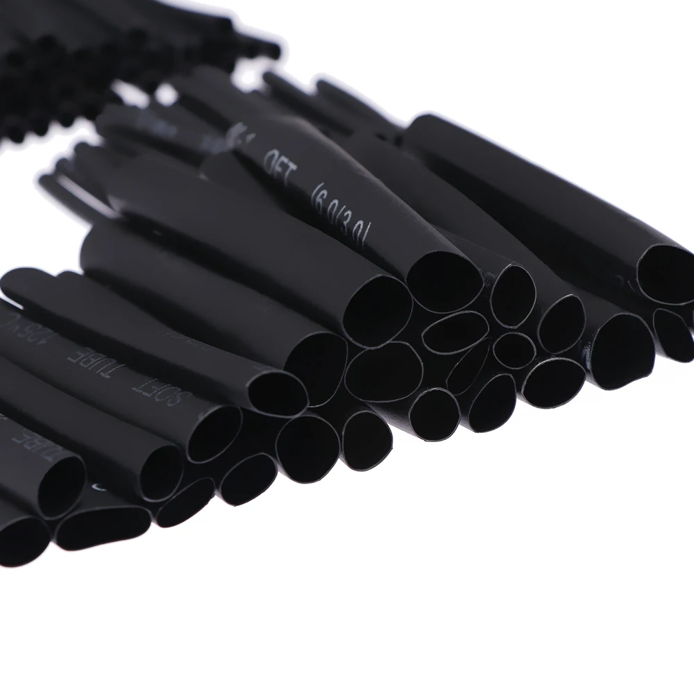 

127/150Pcs Black Glue Weatherproof Heat Shrink Sleeving Tubing Tube Assortment Kit Heat Shrink Cable Sleeve Wrap Sleeve Assorted