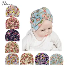 Детская шапка для новорожденных, Детская чалма для маленьких мальчиков и девочек, хлопковая шапка, милая мягкая шапка с бантом, подарки