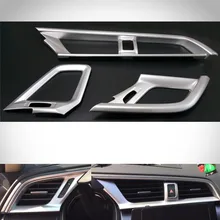 Автомобильный Кондиционер блестки декоративный кожух стикер s вентиляционное отверстие выход рамка крышка наклейка для Honda Civic Coupe