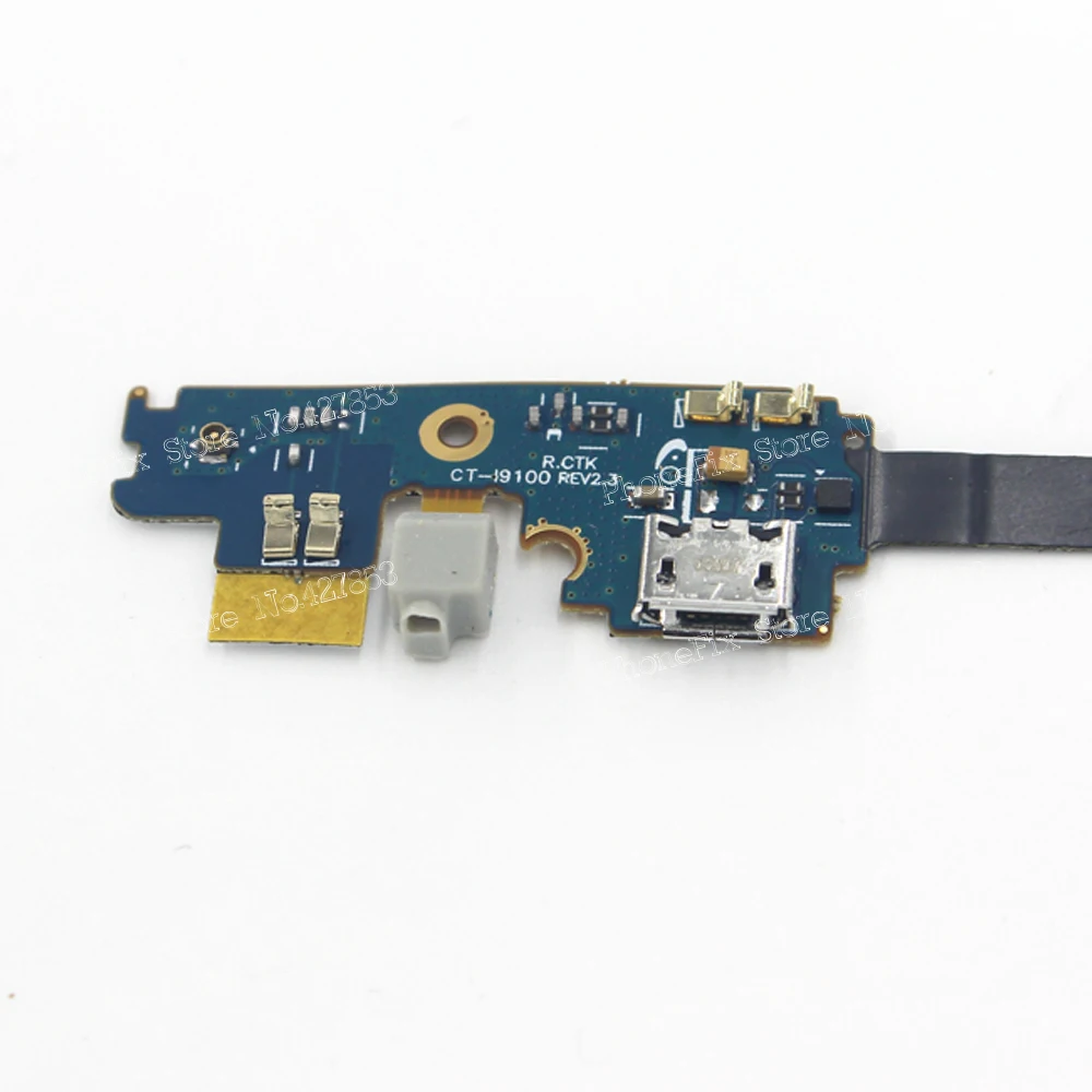 100% оригинал для Samsung S2 i9100 зарядный usb порт док станция гибкий кабель микрофон|flex
