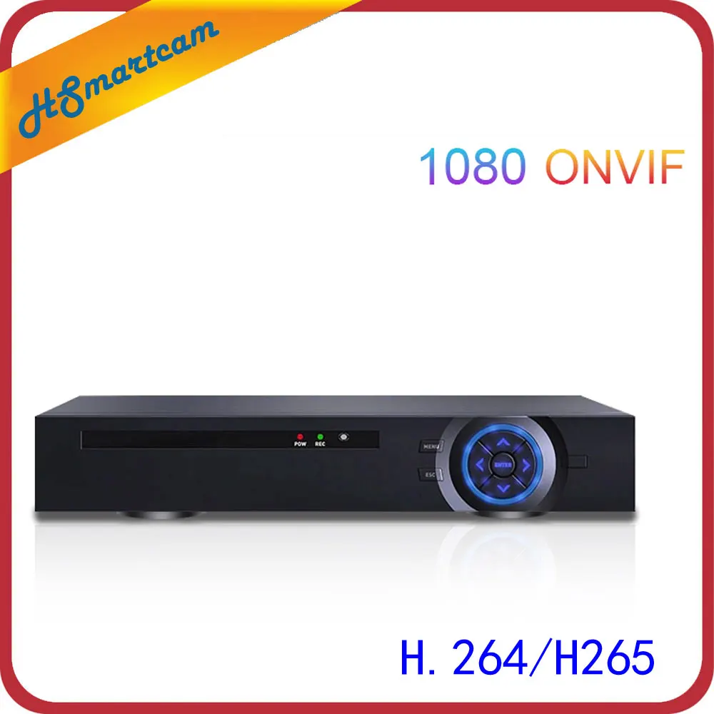 4K H.265/H.264 Network Recorders NVR P2P 1 SATA Storage CCTV Security NVRs support 5MP and 4MP IP cameras P2P Xmeye Cloud