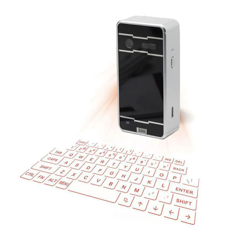 

Bluetooth Wireless Laser Keyboard Virtual Projection Keyboard Portable For Iphone Android Smart Phone Ipad Tablet PC Notebook