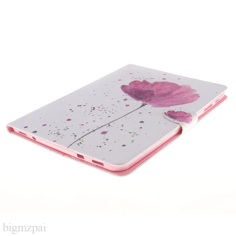 2 Sides Painted Tablet Case For Samsung Galaxy Tab S2 9.7'' T815SM -T810 Case Wallet Flip PU Leather Cover for Clever Gilrs Boy (4)