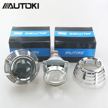

Autoki 3.0 Car Styling Matel Lens Hi/Lo Beam Bi-Xenon Projector Lens LHD RHD For Toyota Infiniti G37-R Shrouds H1 H4 H7 Auto
