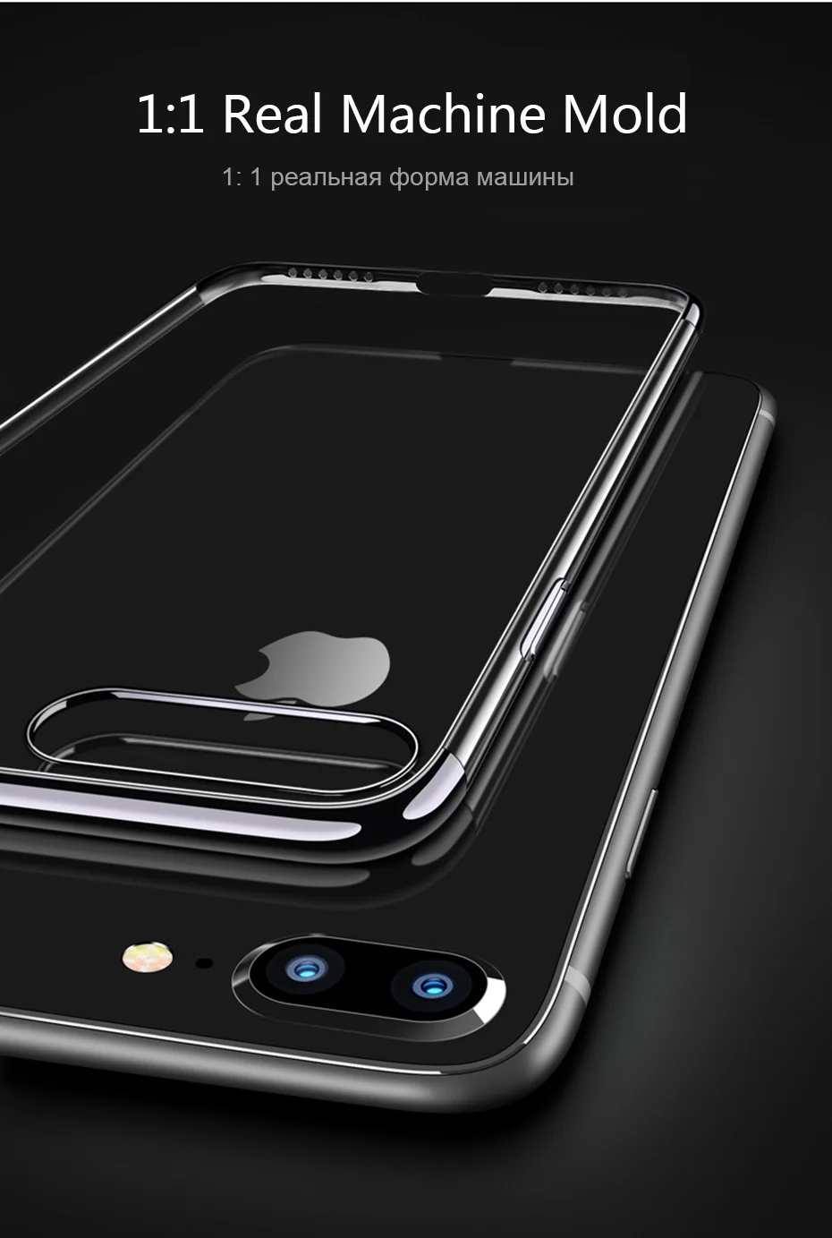 MOUSEMI Protective Cases For iPhone 7 8 6 6s Plus X Luxury Soft Silicone TPU Cases On For iPhone 6 6s 8 7 Protection Back Cover  (2)