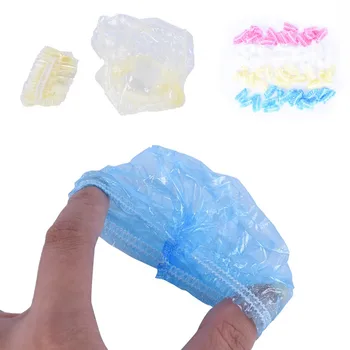 

New 100Pcs Disposable Hairdressing Earmuffs Salon Clear Ear Cover Ear Protection Hair Dye Protect Cap Hair Color Styling Tool