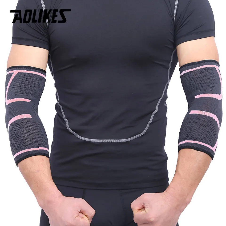 AOLIKES 1 шт. 2019 Новый локоть Поддержка эластичный спортивный для спортивного зала