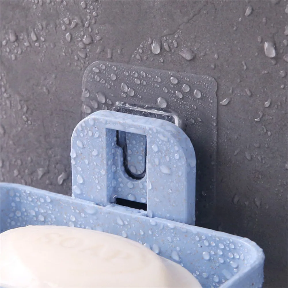 Двойной слой держатель Чехол настенная вешалка Мыло Ванная комната душ мыло коробочка, мыльница лоток для хранения полые водонепроницаемые аксессуары 10Mar 8