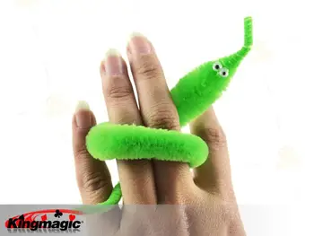 

30pcs King Magic Worm Twisty Plush Wiggle Stuffed Animals close up Magic Trick professional magician card Street Kids Toy
