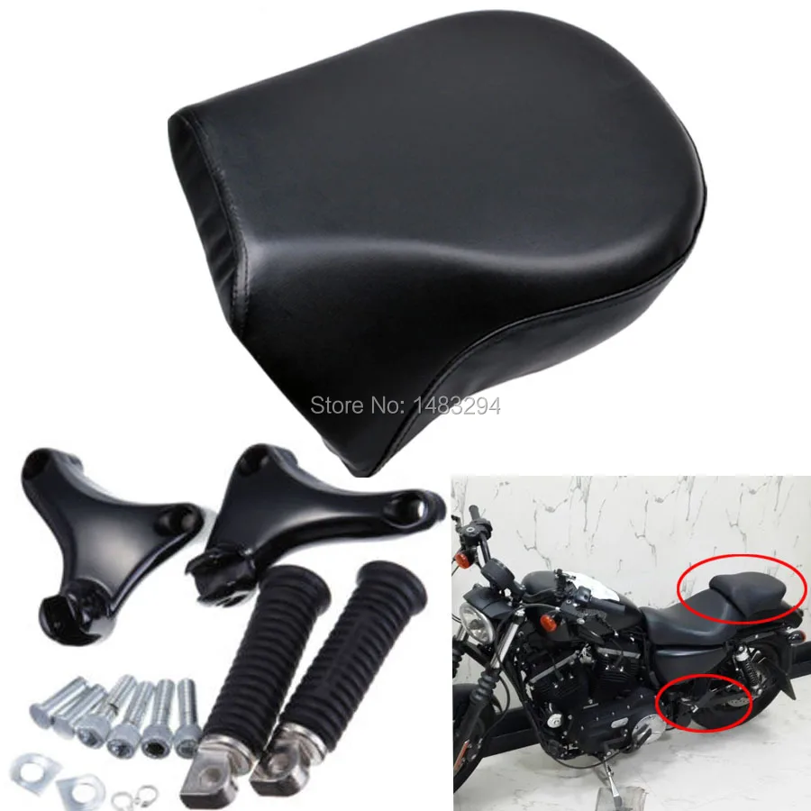 2007-2013 Rear Passenger Footpeg Mount Kit 4 Harley Davidson Sportster 883 1200