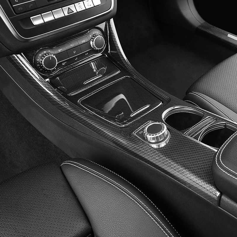 

For Mercedes cla45amg/cla250/200/220/gla x156 modified interior control panel decorative frame car stickers accessories