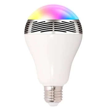

APP Intelligent RGB LED Bulb Bluetooth Smart Lighting Lamp Colorful Dimmable Speaker Lights Bulb With Remote Control,ceiling KTV