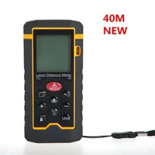 Цифровой лазерный дальномер 40 м 131ft лазерный дальномер Клейкие ленты лазерный дальномер измерить расстояние/область/объем m/ футов/в уровне инструмент
