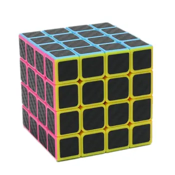 

Zcube 4x4x4 Puzzle cube 66mm big size Carbon Fiber Sticker Speed Magic Cube Puzzle Game Cubes Educational Toys Gift for Children