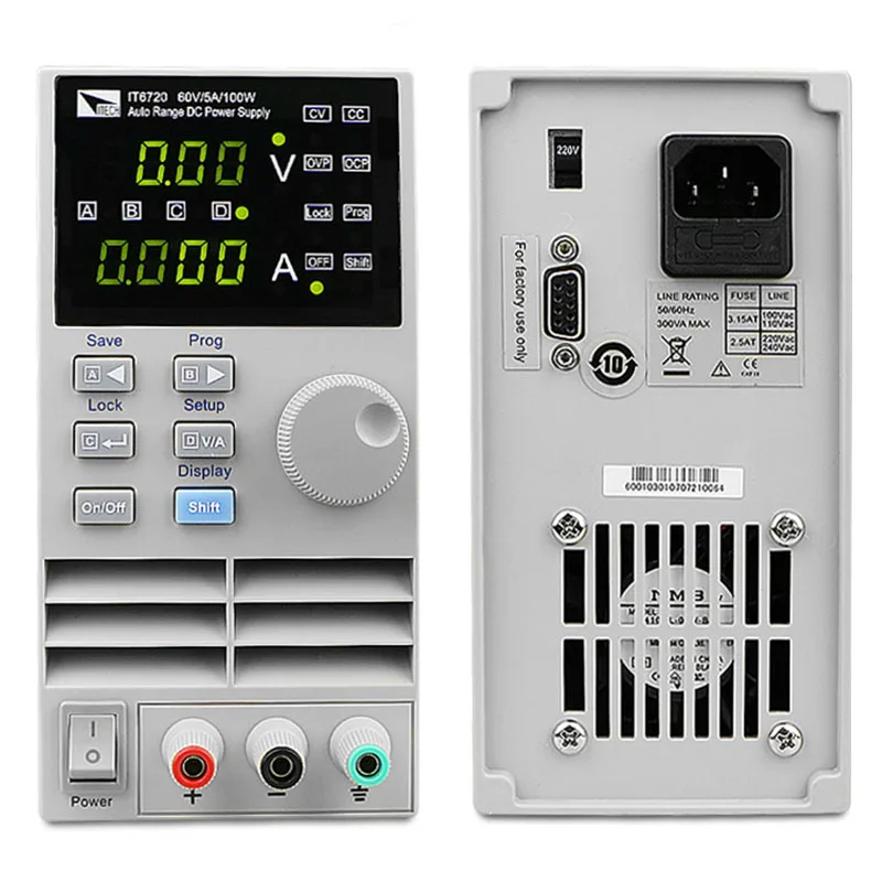 ITECH IT6720 регулируемый авто диапазон DC Питание 100 W/60/5A цифровой коммутации Мощность
