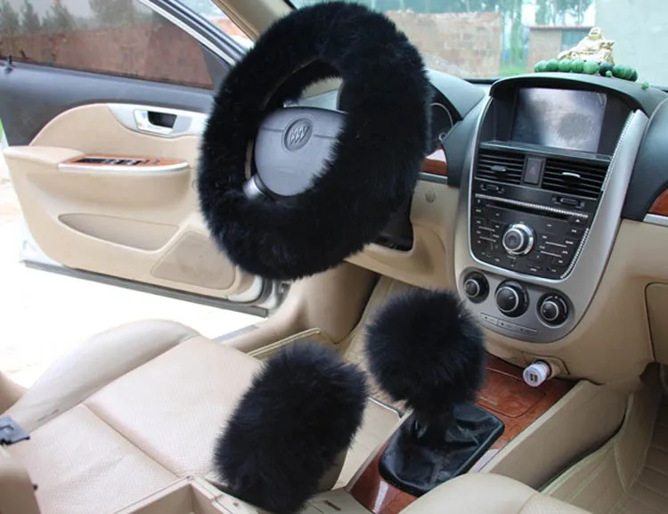 Universal-Car-Seat-Cover-Pink-winter-Auto-Wool-Driver-Seat-Cushion-Plush-Seat-Pad-Wool