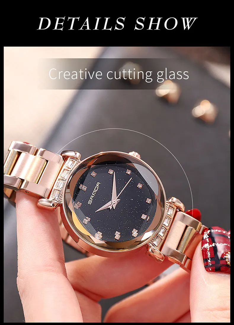 Роскошные Звездные фиолетовые часы женские стальной браслет стразы Япония Кварцевые женские тонкие стальные женские часы relogio feminino