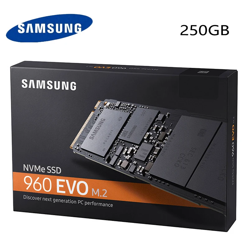 Samsung 960 EVO 250GB NVMe M 2 SSD solid state hard font b disk b font