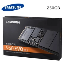 Samsung 960 EVO 250GB NVMe M.2 SSD solid state hard disk NVMe MZ-V6E250BW 960 evo SSD 500GB PCIe 3.0 x4, NVMe 1.2 (partial)