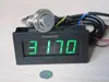 LED tachymètre numérique tr/min compteur de vitesse 9999 tr/min compteur de vitesse + Hall capteur de proximité NPN W aimant DC 12v moteur de voiture ► Photo 2/5